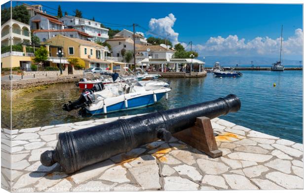 Kassiopi Corfu Greece Canvas Print by Craig Yates