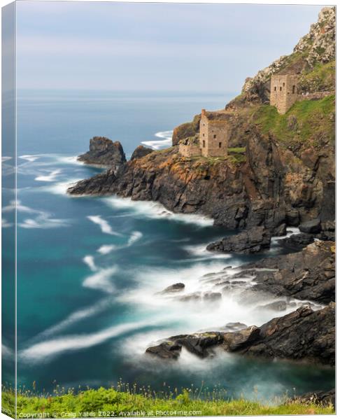 Botallack Mine Cornwall  Canvas Print by Craig Yates