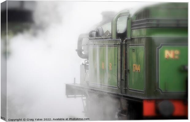 GNR Class N2 1744 steam locomotive Canvas Print by Craig Yates