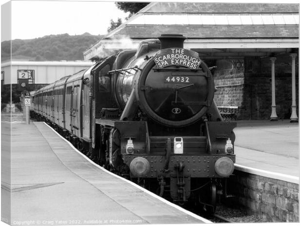 THE SCARBOROUGH SPA EXPRESS Canvas Print by Craig Yates