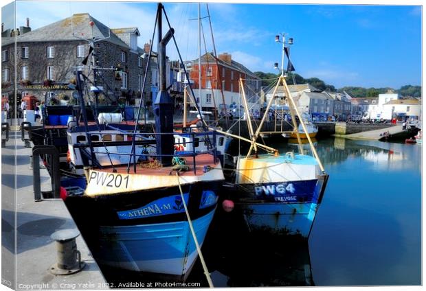 Padstow Harbour Canvas Print by Craig Yates