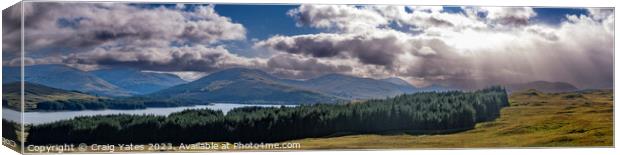 Loch Tulla Viewpoint Canvas Print by Craig Yates