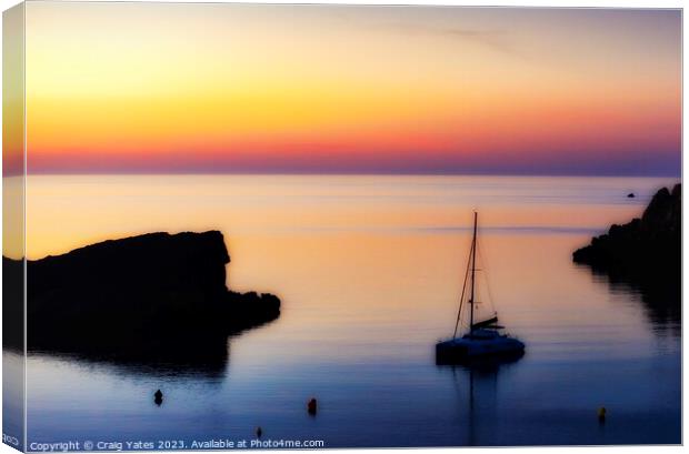 Tranquil Waters at Sunset Canvas Print by Craig Yates