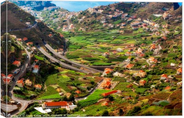 Madeira Island Landscape Portugal Canvas Print by Craig Yates