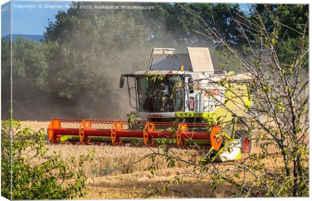 Harvest Time Canvas Print by Stephen Pimm