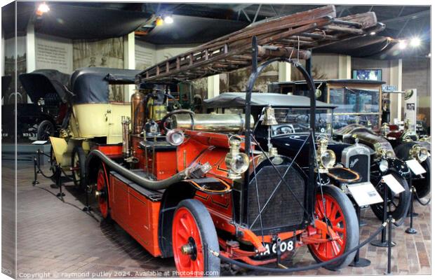 1907 Gobron Brillie Fire Engine Canvas Print by Ray Putley