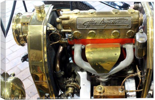 Bugatti Type 15 Engine Canvas Print by Ray Putley