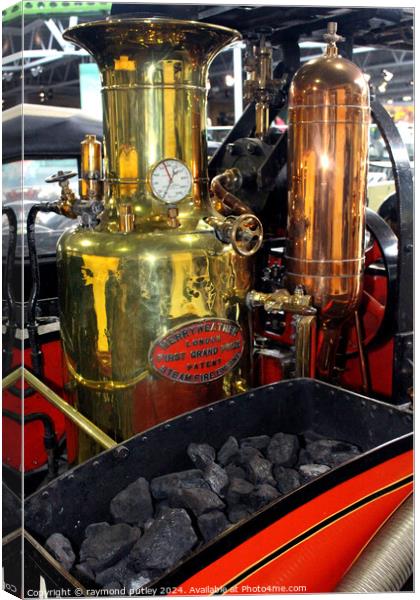 1907 Gobron Brillié Fire Engine Canvas Print by Ray Putley