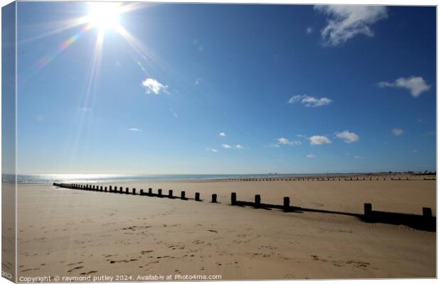 Dymchurch Seafront Canvas Print by Ray Putley