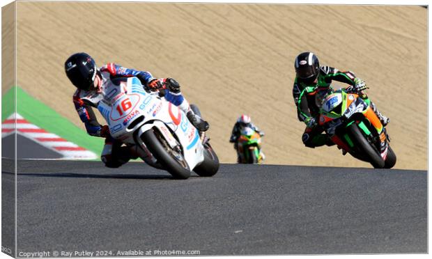 Quattro Group British Supersport British GP2. Canvas Print by Ray Putley