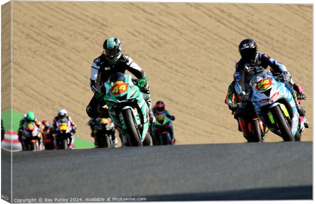 Pirelli National Junior Superstock. Canvas Print by Ray Putley