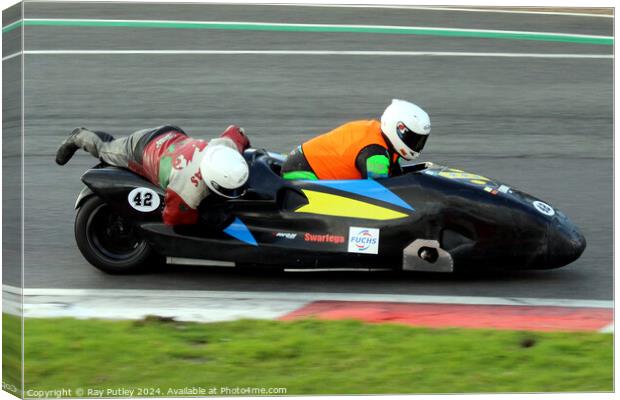 BMCRC F1 & F2 Sidecars Canvas Print by Ray Putley