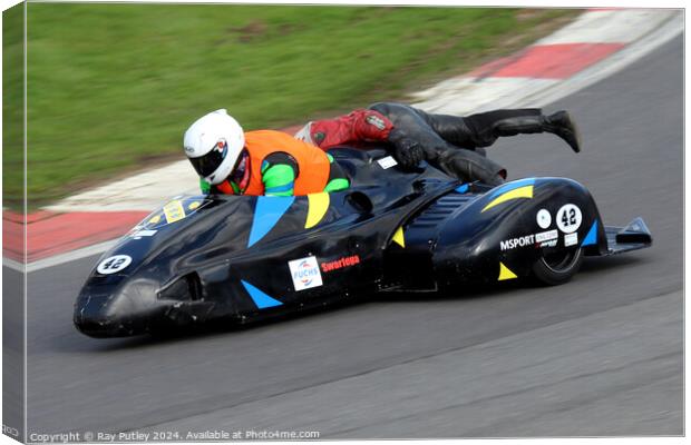 BMCRC F1 & F2 Sidecars Canvas Print by Ray Putley