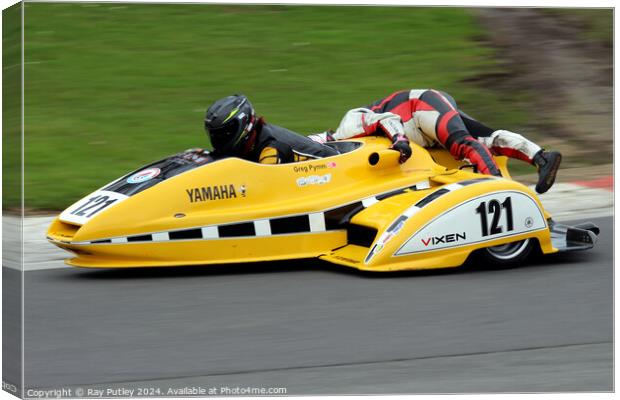 BMCRC F1 & F2 Sidecars Canvas Print by Ray Putley