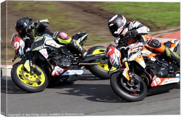 BMCRC Thunderbike Sport & BMCRC SuperTwins Canvas Print by Ray Putley