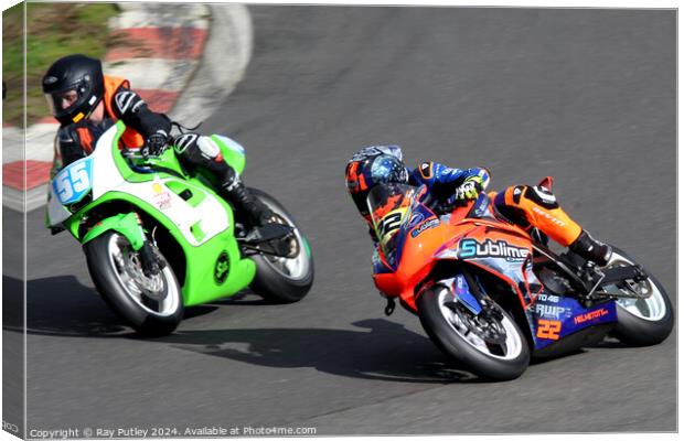 BMCRC Thunderbike Sport & BMCRC SuperTwins Canvas Print by Ray Putley