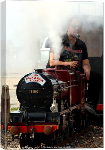 Steam Railway - Hastings Canvas Print by Ray Putley