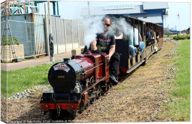 Steam Railway - Hastings Canvas Print by Ray Putley