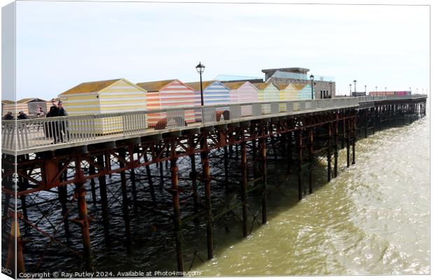 The Pier - Hastings Canvas Print by Ray Putley