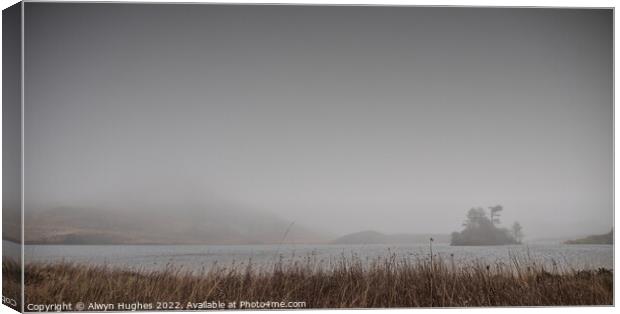 Cregennan Lake Canvas Print by Alwyn Hughes