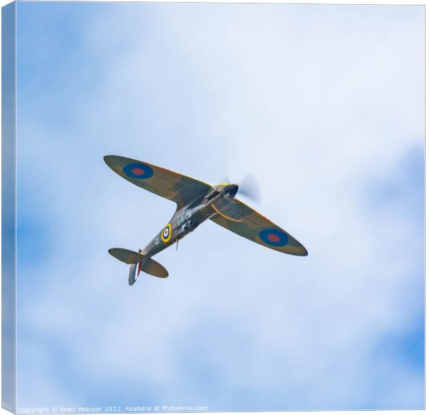 Vickers Supermarine Spitfire Canvas Print by Brett Pearson