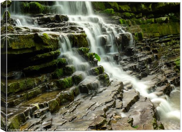 Cascading Waters Canvas Print by Maciej Czuchra