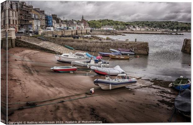 Serenity at Millport Harbour Canvas Print by Rodney Hutchinson