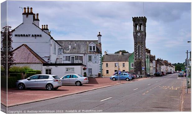 Gatehouse of Fleet Canvas Print by Rodney Hutchinson