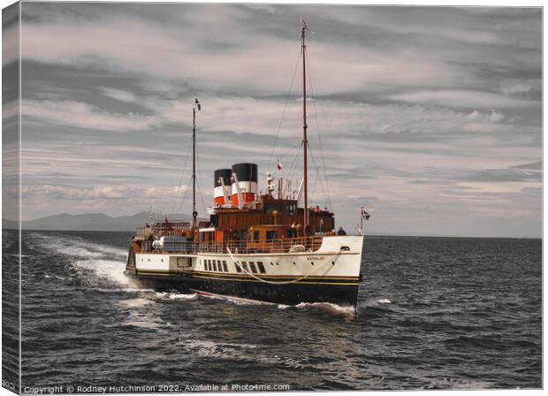 Waverley Paddle Steamer Canvas Print by Rodney Hutchinson