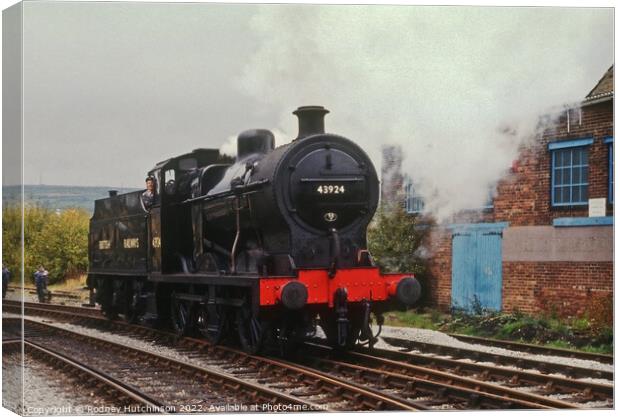 BR 4F steam locomotive 43924 Canvas Print by Rodney Hutchinson