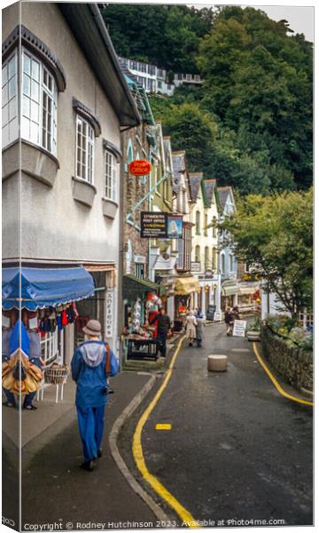 Lynmouth Street Canvas Print by Rodney Hutchinson