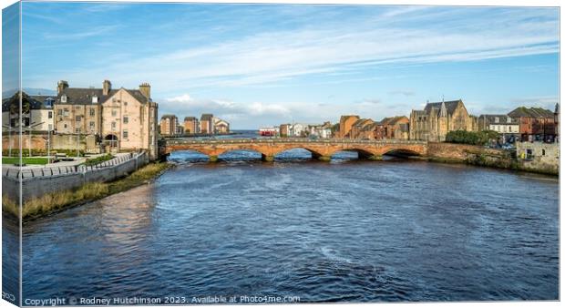 Doon the water Canvas Print by Rodney Hutchinson