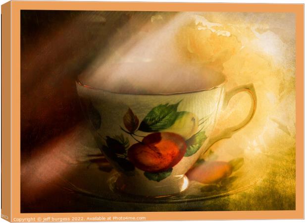 morning tea Canvas Print by jeff burgess
