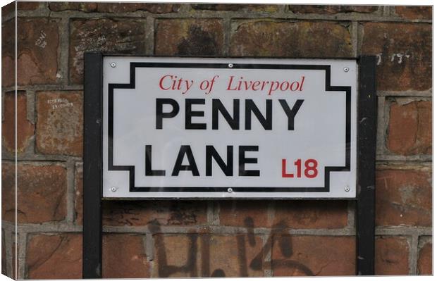 Penny Lane. Canvas Print by Stuart Jenner