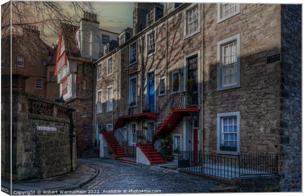 Majestic views of Edinburgh Canvas Print by RJW Images