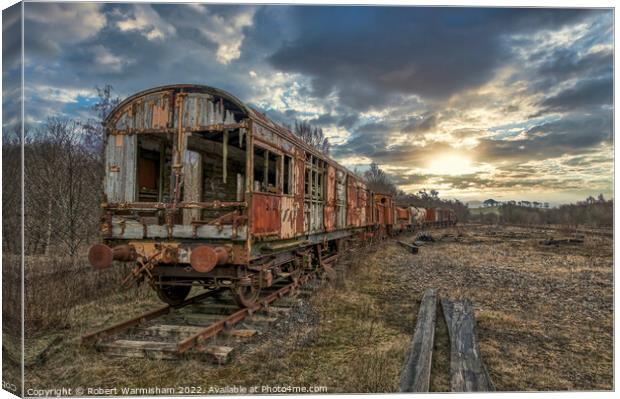 Abandoned Iron Horse Canvas Print by RJW Images