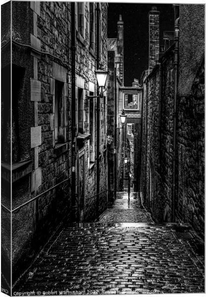 The Timeless Beauty of Mary Kings Close Canvas Print by RJW Images
