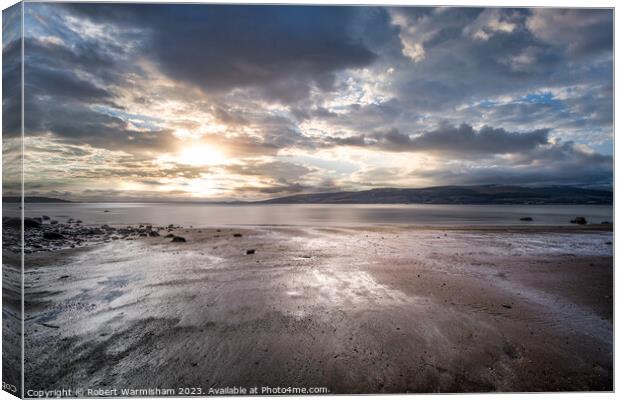 Majestic Scottish Sunset Canvas Print by RJW Images