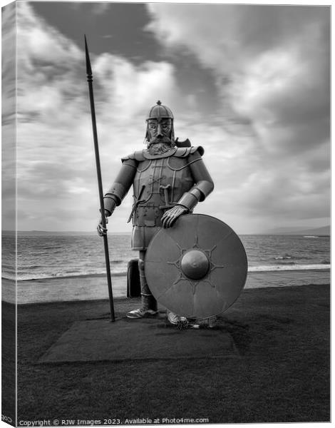 Magnus the Largs Viking Canvas Print by RJW Images