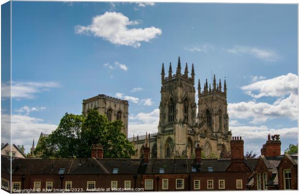 York Minster skyline Canvas Print by RJW Images