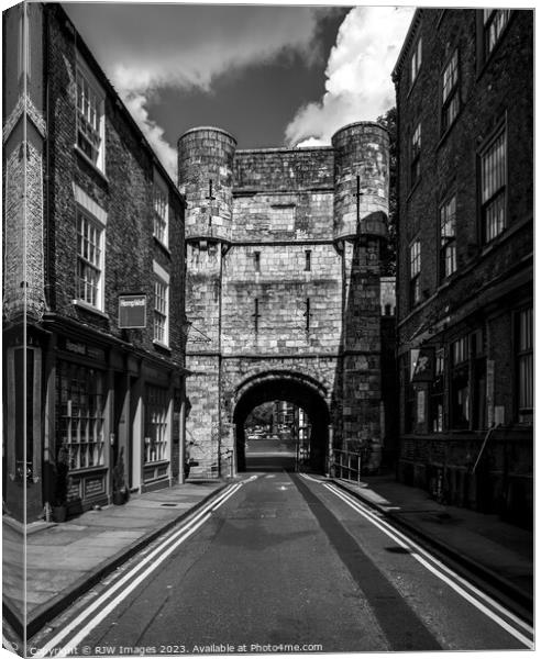 Bootham Bar York Canvas Print by RJW Images