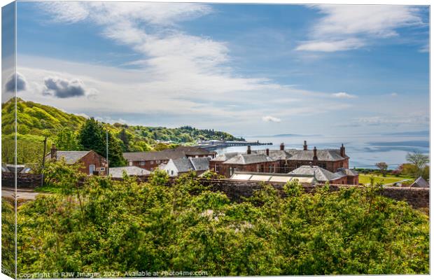 A Scenic Wemyss Bay Canvas Print by RJW Images