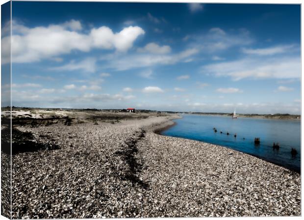 Fisherman Hut @ Rye Nature Reserve  Canvas Print by Kate Lake