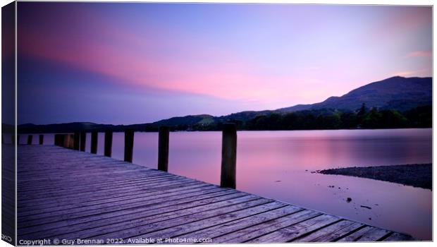 Coniston water Canvas Print by Guy Brennan