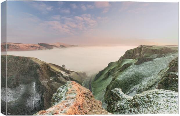 Winnats Pass Dawn Canvas Print by Tim Gamble