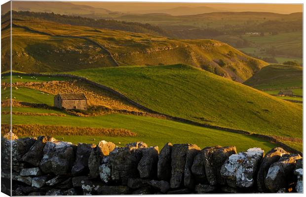 Sundown Barn Canvas Print by Chris Walker