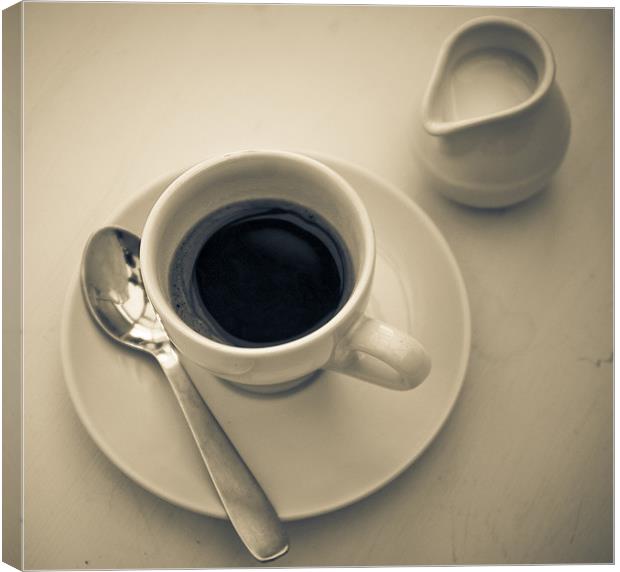 Espresso with Milk Canvas Print by Chris Walker