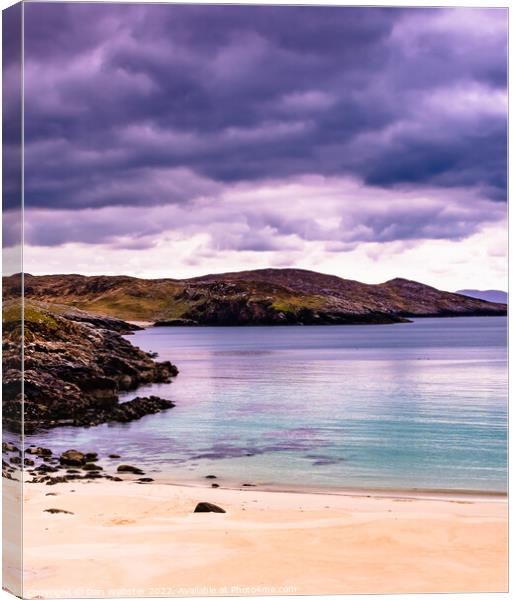 Huisinis Beach, Isle of Harris, Outer Hebrides, Sc Canvas Print by Dan Webster