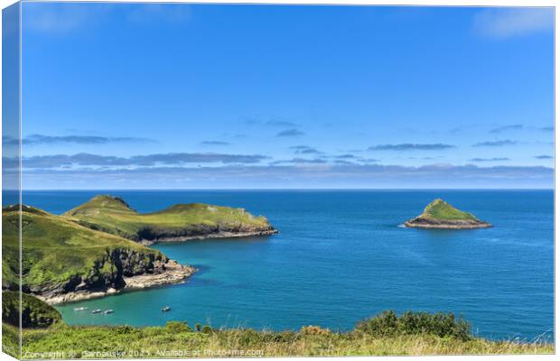The Mouls near to the Rumps, Cornwall Canvas Print by  Garbauske