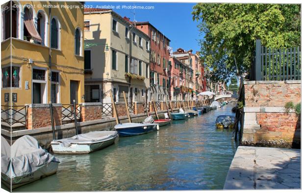 Beautiful view on and in venice city. Canvas Print by Michael Piepgras